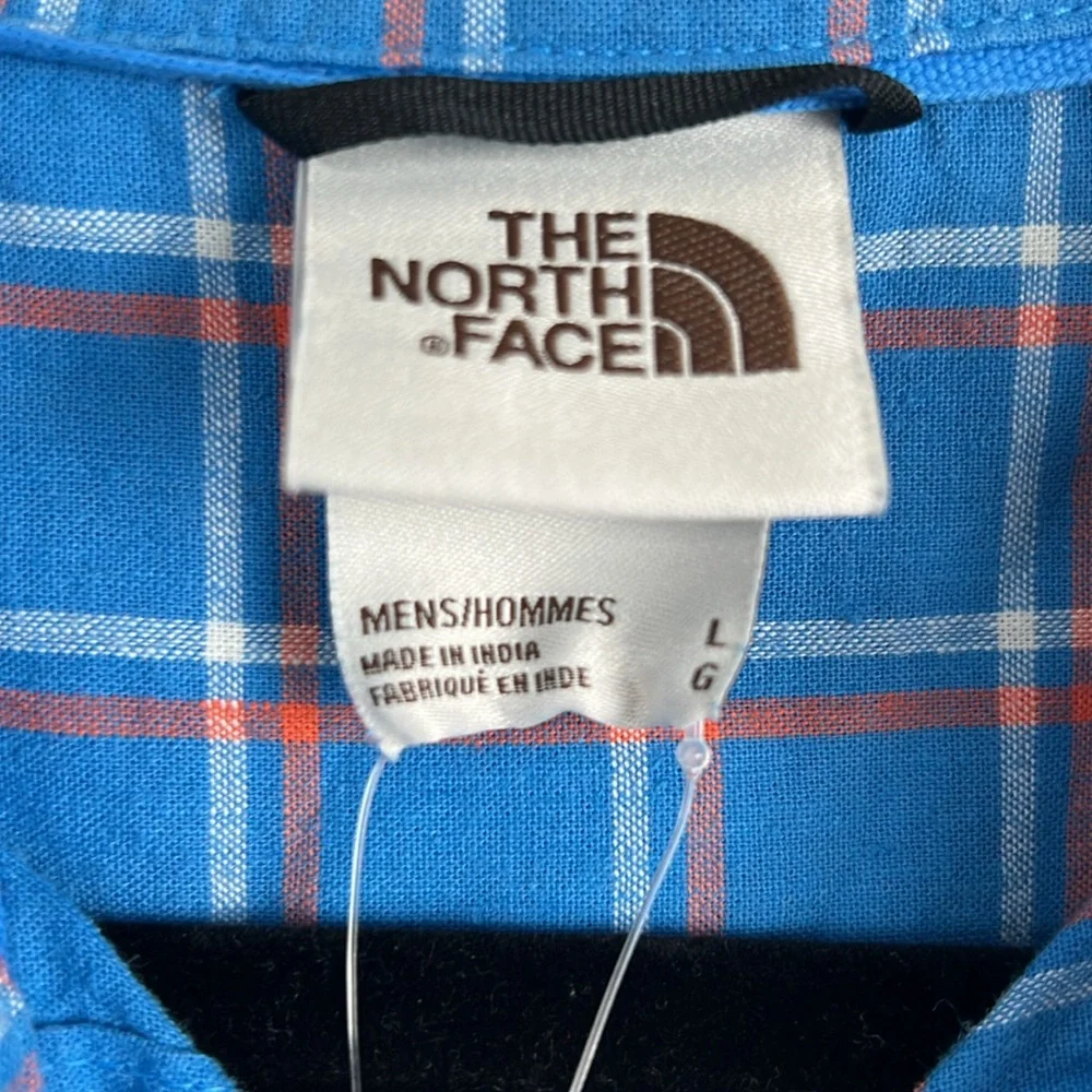 The North‎ Face Men’s Loghill Short Sleeve Shirt Blue Size Large NWT/NEW